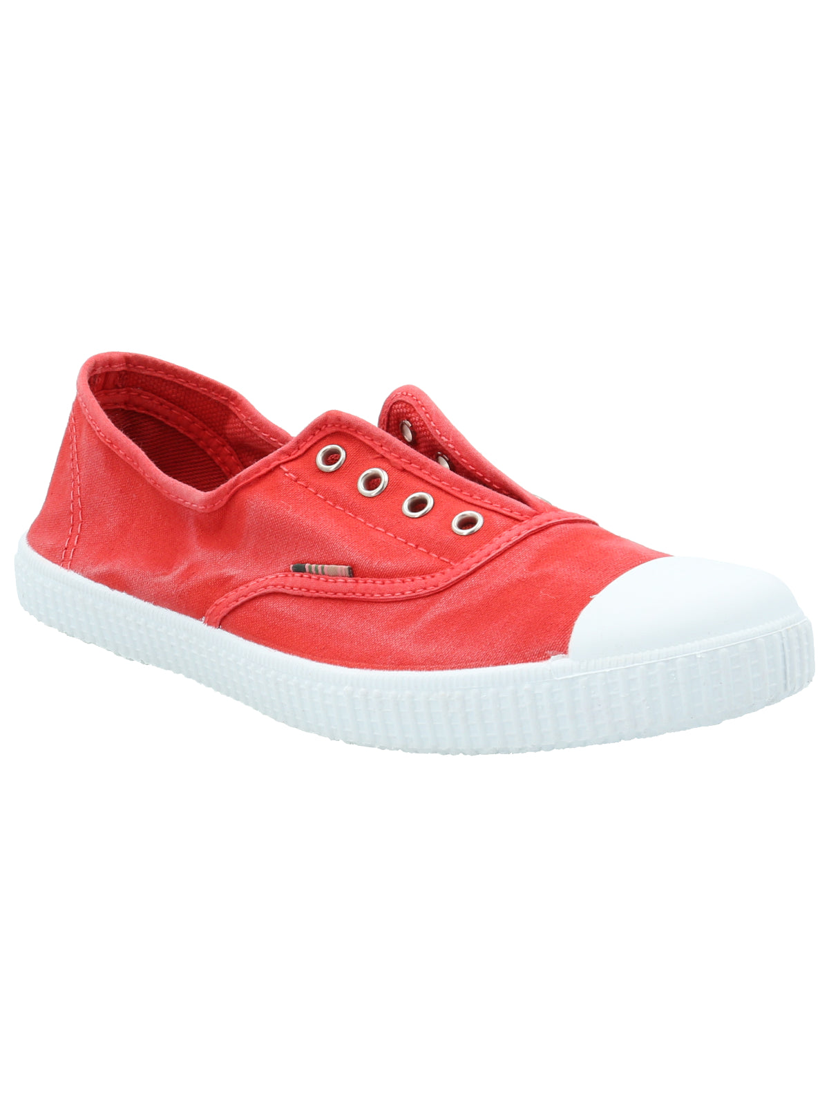 Zapatilla Algodón Orgánico Mujer Greece Rojo Rockford