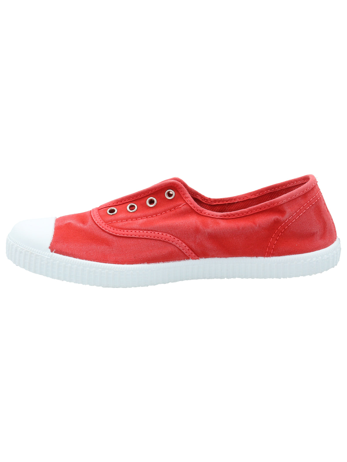 Zapatilla Algodón Orgánico Mujer Greece Rojo Rockford