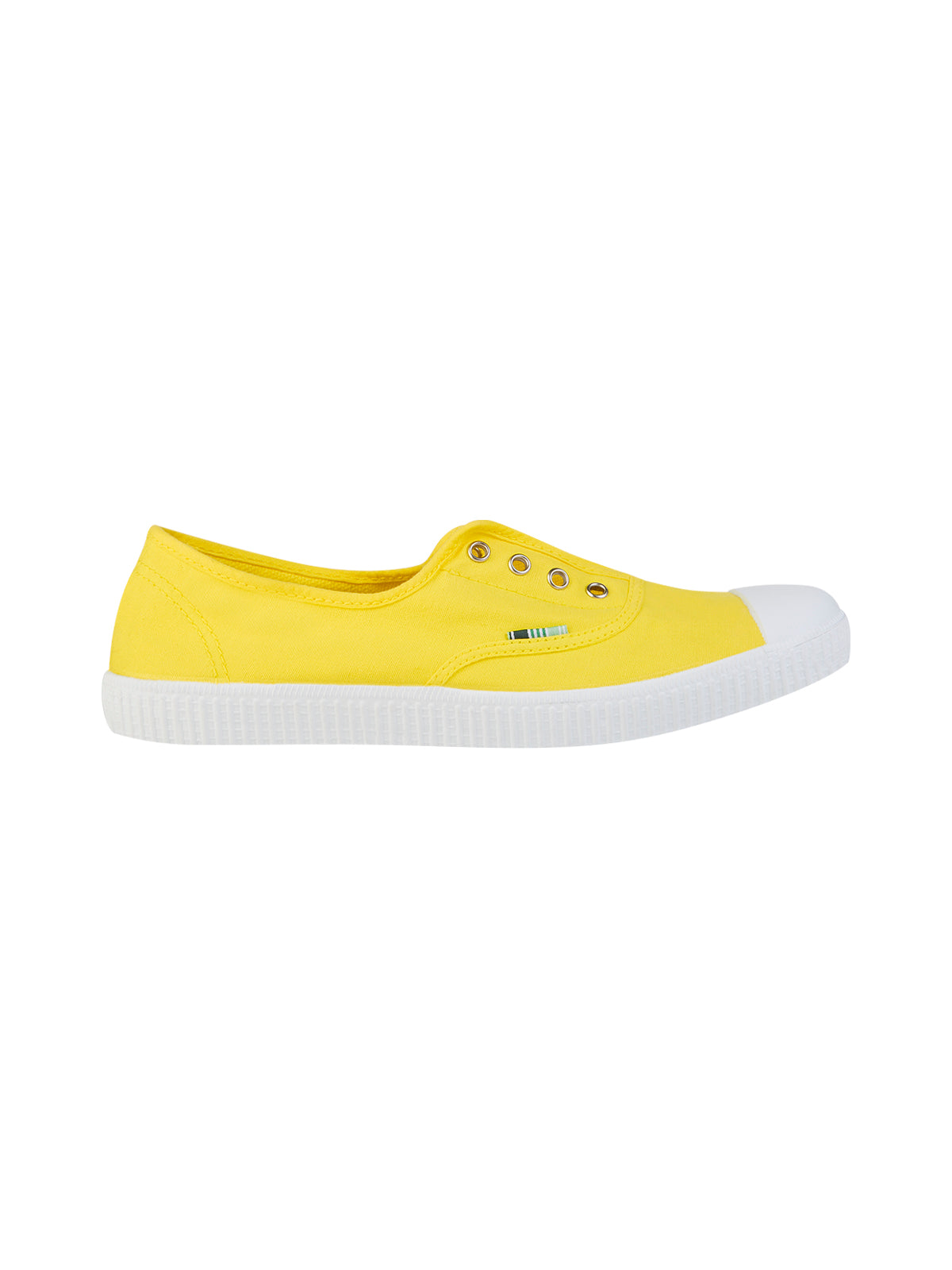 Zapatilla Algodón Orgánico Mujer Greece Amarillo Rockford