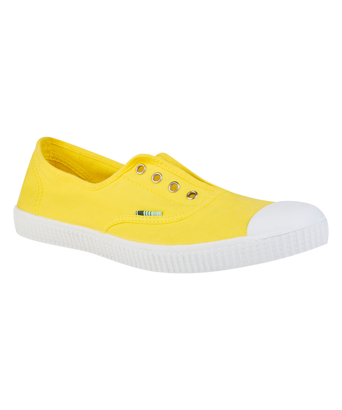 Zapatilla Algodón Orgánico Mujer Greece Amarillo Rockford