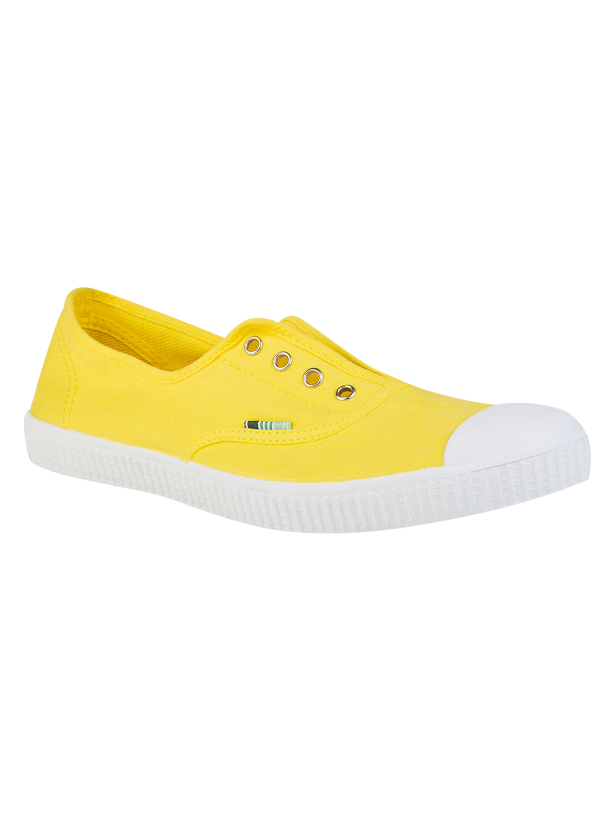 Zapatilla Algodón Orgánico Mujer Greece Amarillo Rockford
