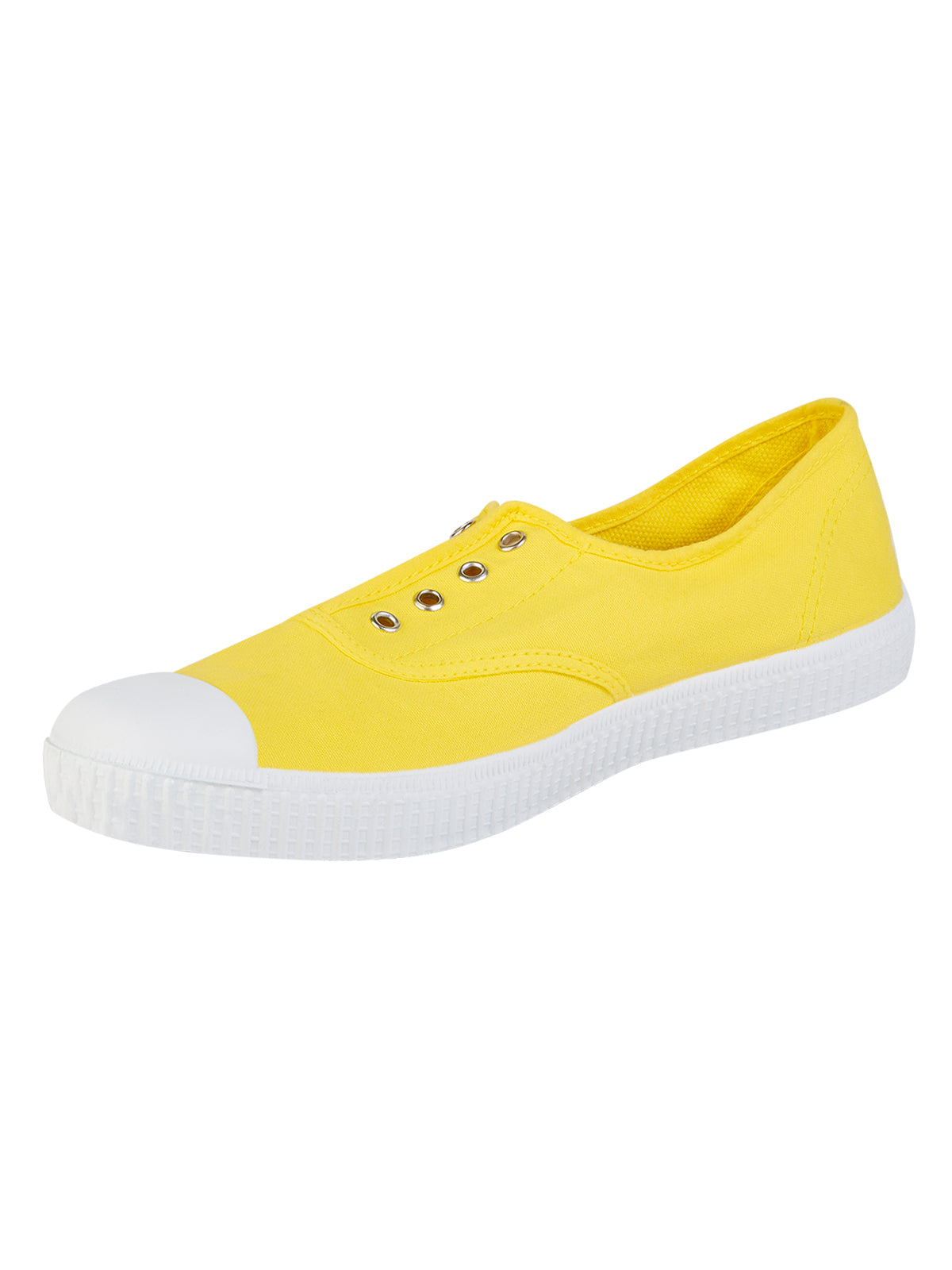 Zapatilla Algodón Orgánico Mujer Greece Amarillo Rockford