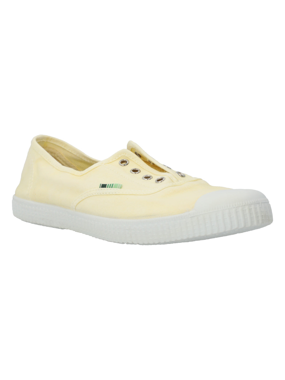 Zapatilla Algodón Orgánico Mujer Greece Amarillo Rockford