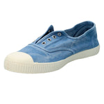 Zapatilla Algodón Orgánico Mujer Greece Celeste Rockford