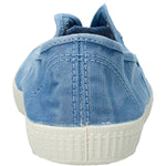 Zapatilla Algodón Orgánico Mujer Greece Celeste Rockford