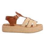 Sandalia Rafia Mujer Romola Beige Rockford