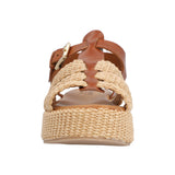Sandalia Rafia Mujer Romola Beige Rockford