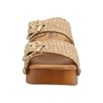 Sandalia Rafia Mujer Chiara Beige Rockford