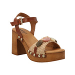 Sandalia Rafia Mujer Isotta Beige Rockford
