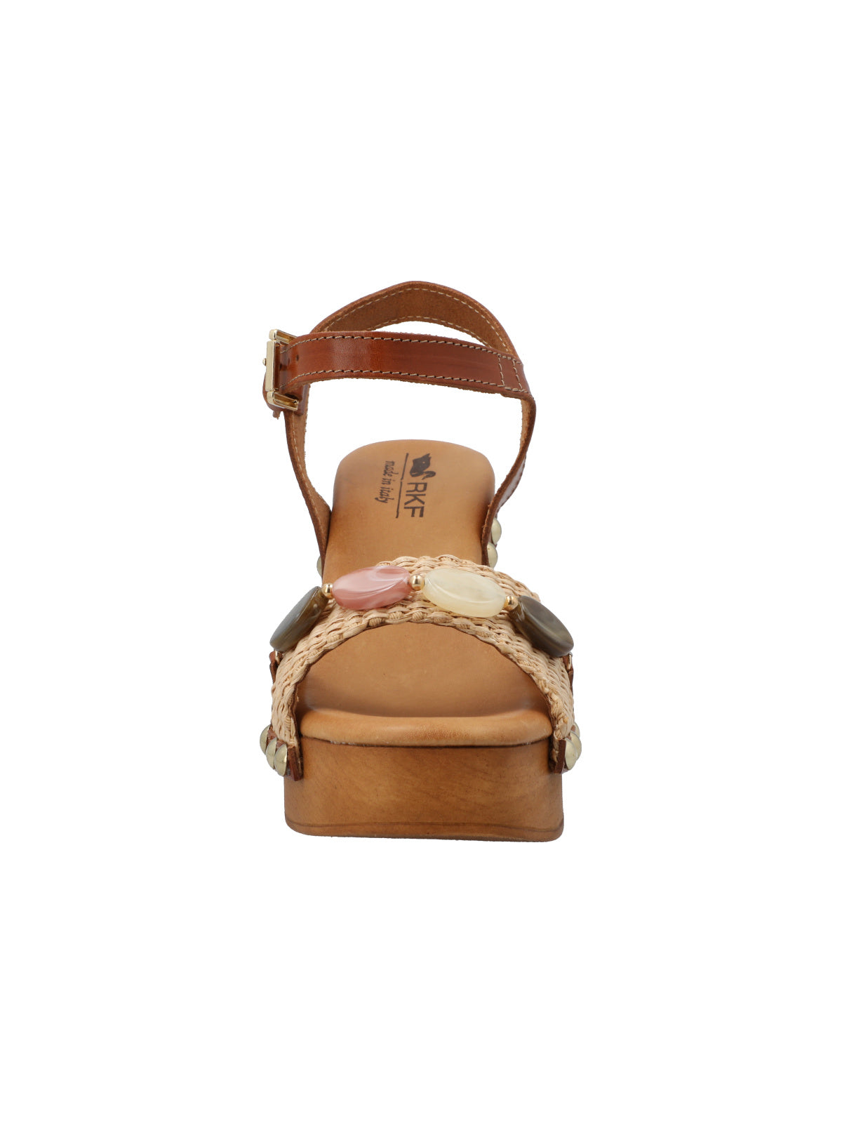 Sandalia Rafia Mujer Isotta Beige Rockford