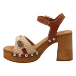 Sandalia Rafia Mujer Isotta Beige Rockford