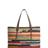 Cartera Rafia/Cuero Mujer Rkf Amalfi Tote Multicolor Rockford