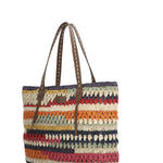 Cartera Rafia/Cuero Mujer Rkf Amalfi Tote Multicolor Rockford