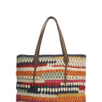 Cartera Rafia/Cuero Mujer Rkf Amalfi Tote Multicolor Rockford