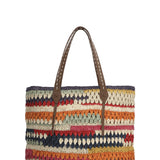 Cartera Rafia/Cuero Mujer Rkf Amalfi Tote Multicolor Rockford