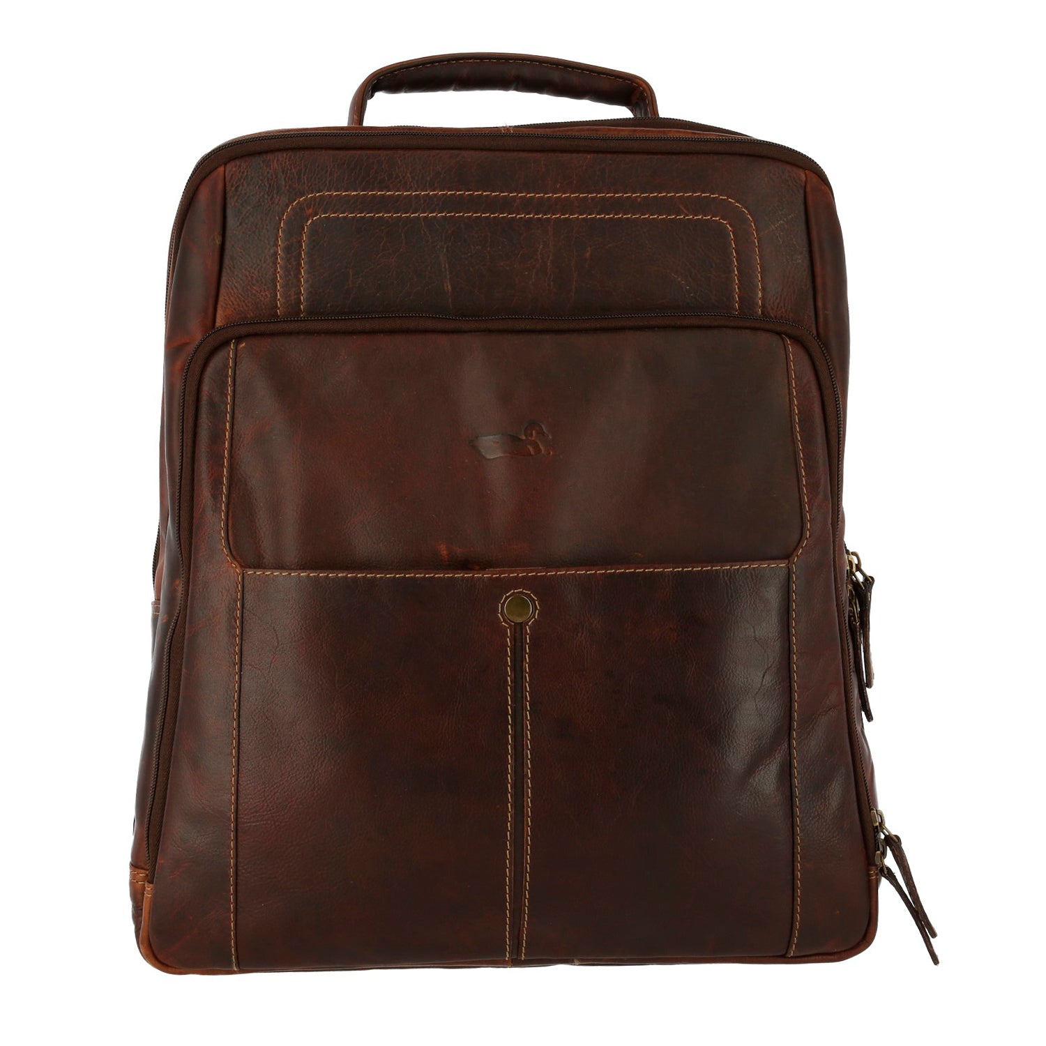 Mochila Cuero Unisex Tc Backpack Café Rockford