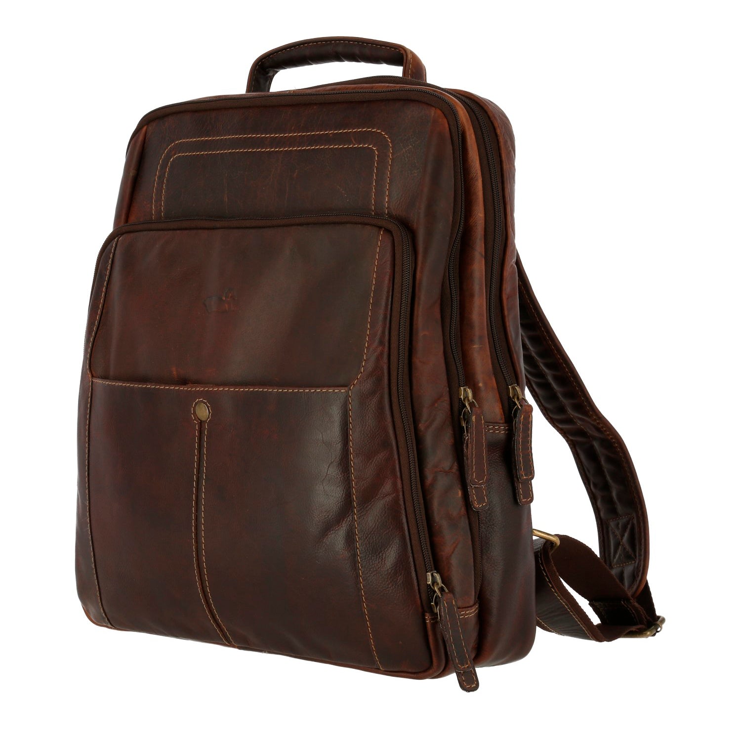 Mochila Cuero Unisex Tc Backpack Café Rockford