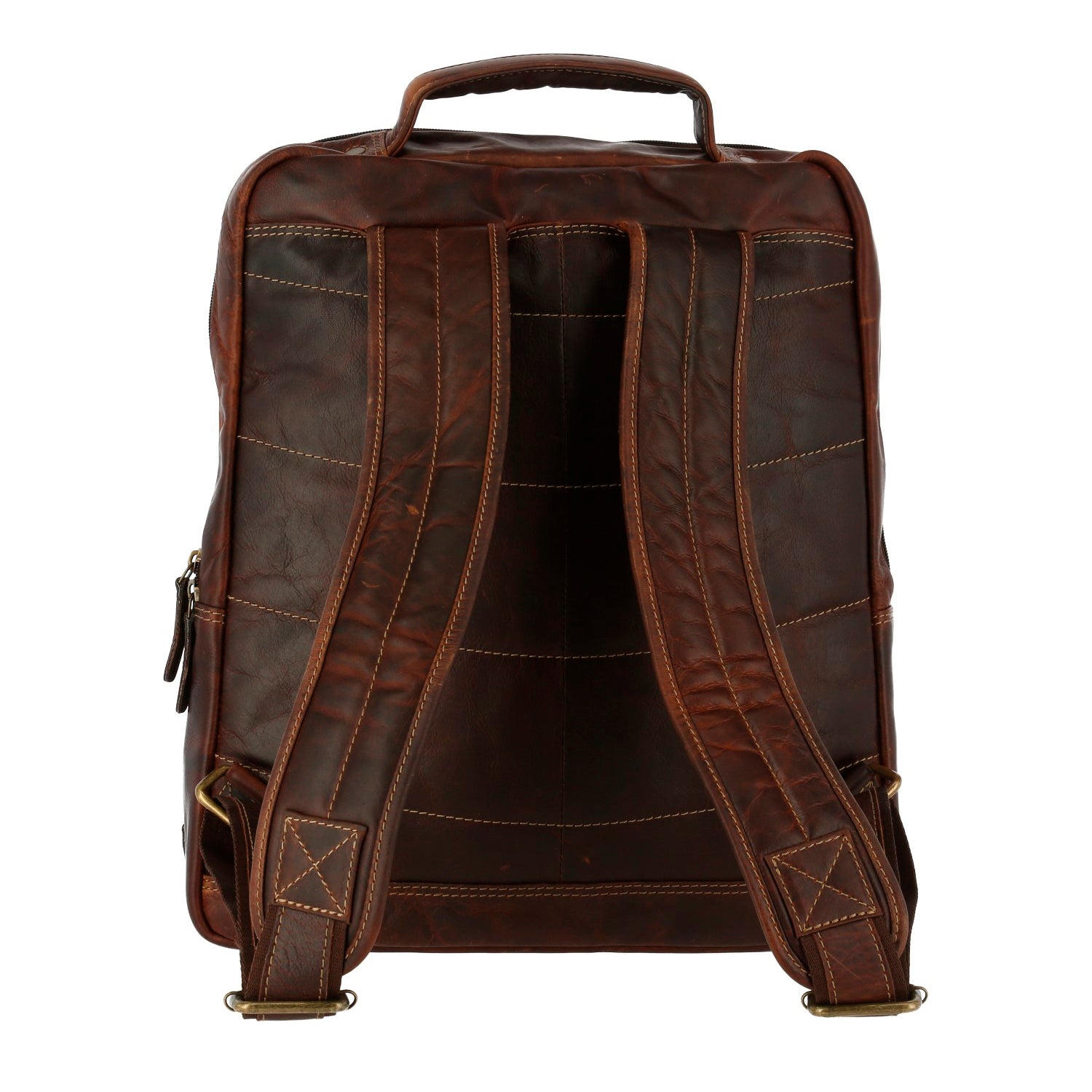 Mochila Cuero Unisex Tc Backpack Café Rockford