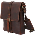 Maletín Cuero Unisex Tc Crossbody Café Rockford