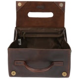 Neceser Cuero Unisex Tc New Necessaire Café Rockford