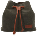 Juego Cuero/Canvas Unisex Set Cachos Café Rockford