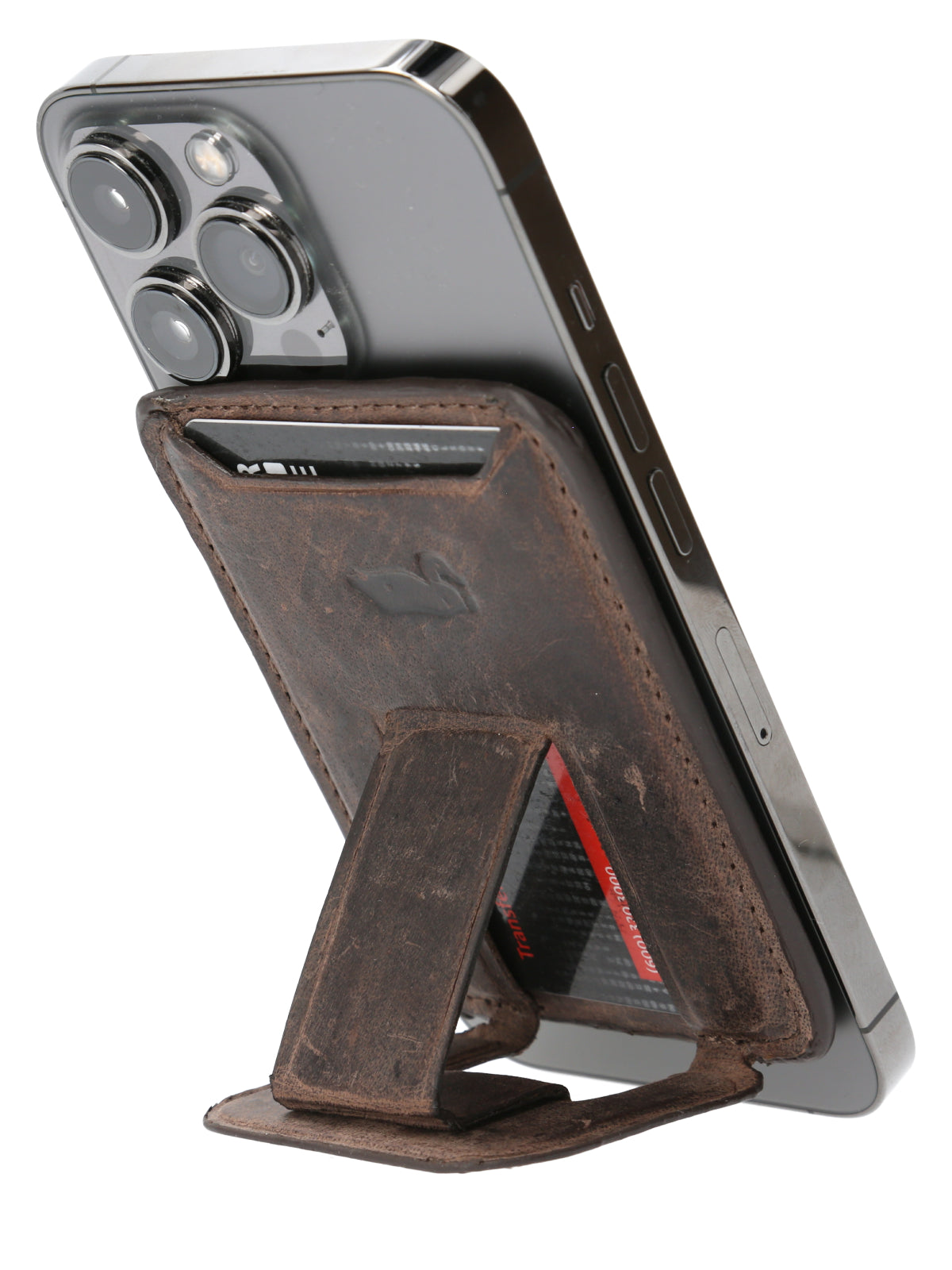 Tarjetero Cuero Unisex Phone Cardmagnet Café Rockford