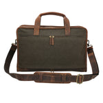 Maletín Cuero Hombre Wx Avery Verde Rockford