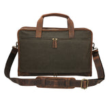 Maletín Cuero Hombre Wx Avery Verde Rockford