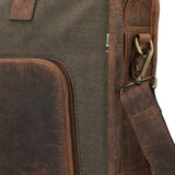 Maletín Cuero Hombre Wx Avery Verde Rockford