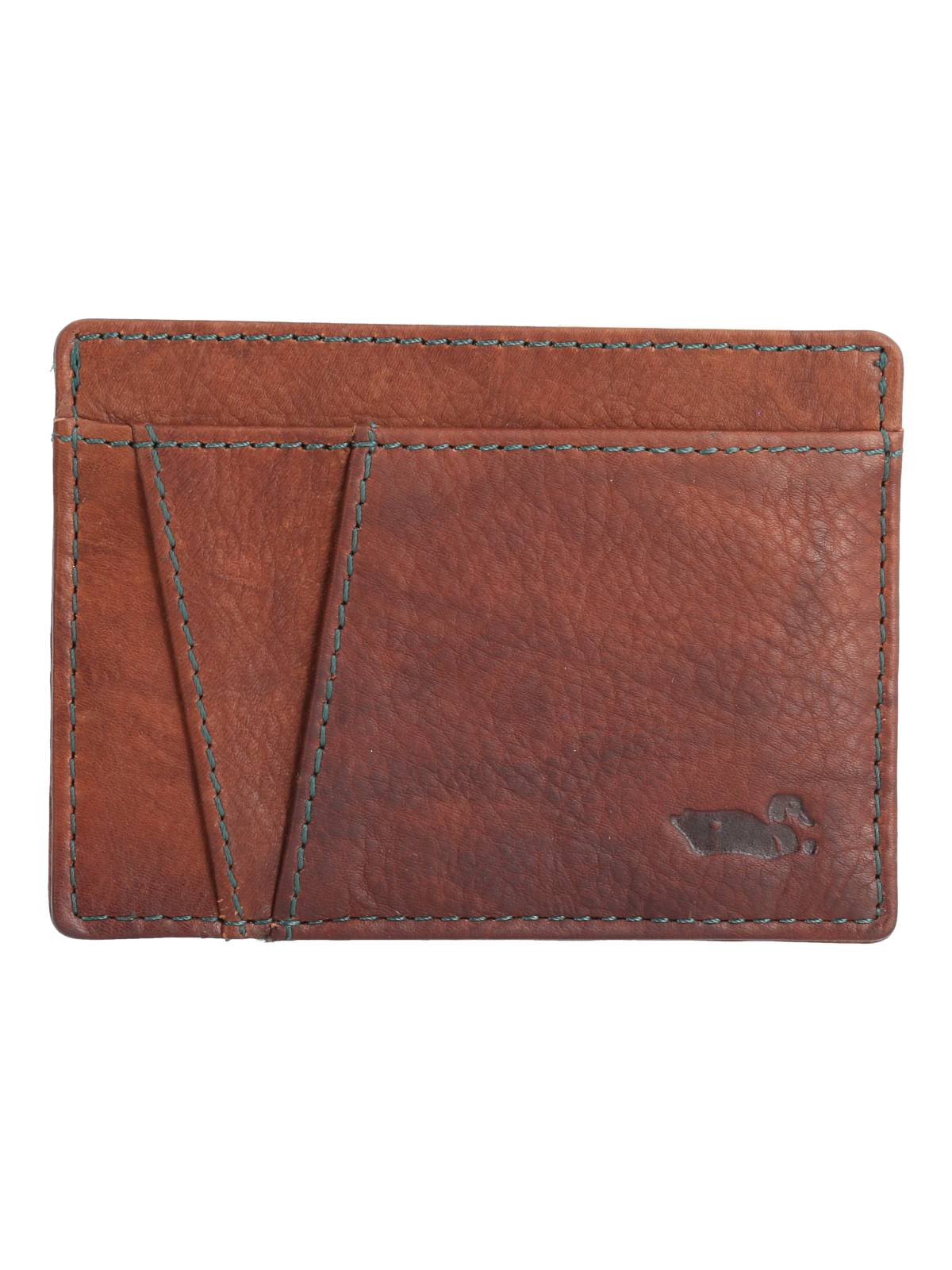 Tarjetero Cuero Unisex Aq Sea Cardhold Café Rockford