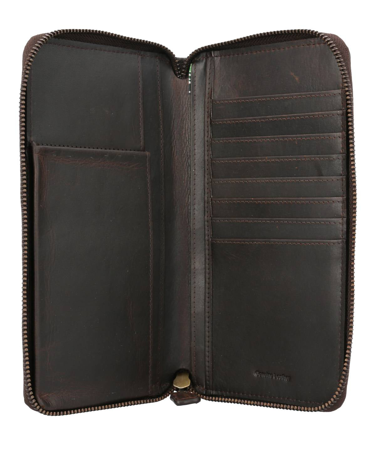 Porta Pasaporte Cuero Unisex Tc Passport Case Café Rockford