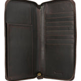 Porta Pasaporte Cuero Unisex Tc Passport Case Café Rockford