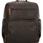 Mochila Cuero Unisex Tc Crawford Back Chocolate Rockford