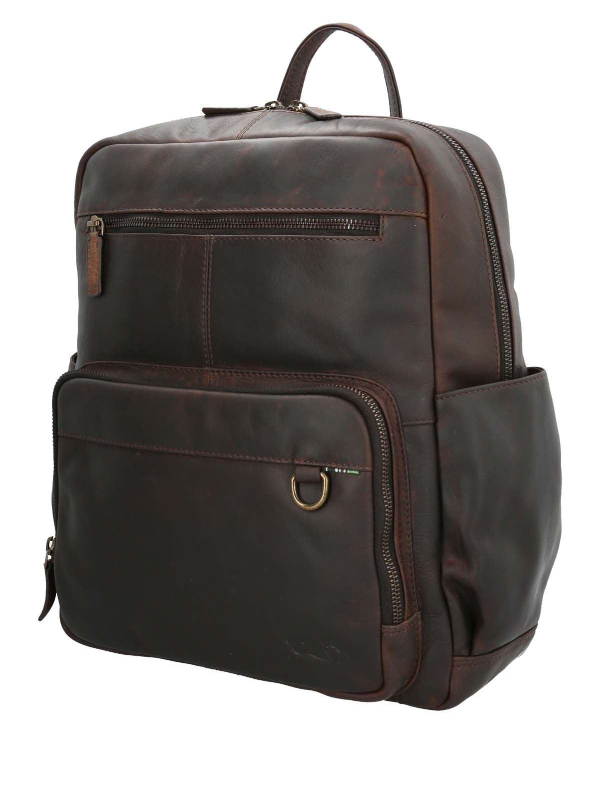 Mochila Cuero Unisex Tc Crawford Back Chocolate Rockford