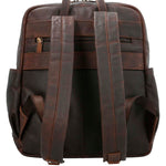 Mochila Cuero Unisex Tc Crawford Back Chocolate Rockford