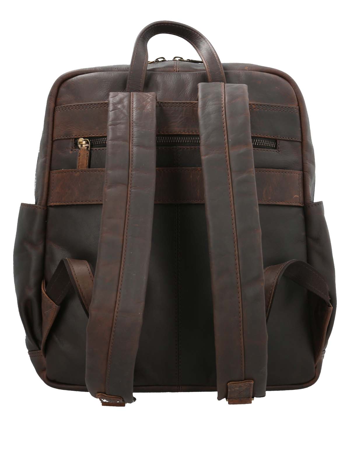 Mochila Cuero Unisex Tc Crawford Back Chocolate Rockford