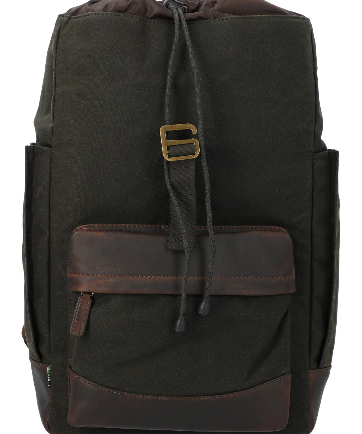 Mochila Canvas Engrasado Inglés Y Cuero Unisex Uk Norwich Back Café Rockford