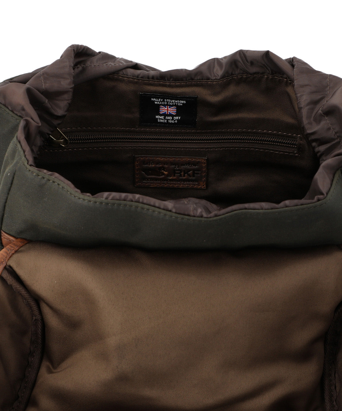 Mochila Canvas Engrasado Inglés Y Cuero Unisex Uk Norwich Back Café Rockford