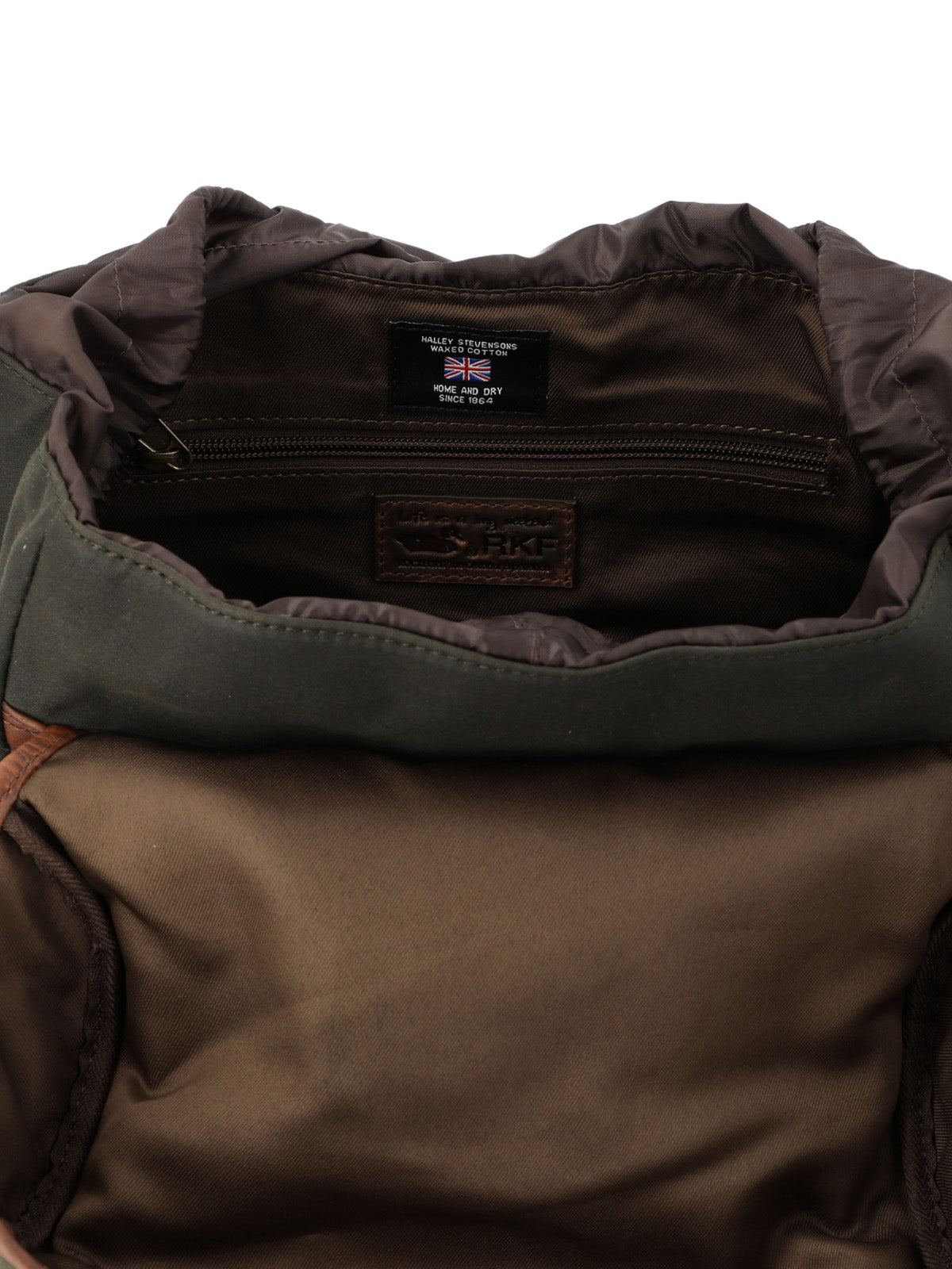 Mochila Canvas Engrasado Inglés Y Cuero Unisex Uk Norwich Back Café Rockford