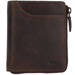 Billetera Cuero Unisex Fd Trento Zip Café Rockford