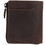 Billetera Cuero Unisex Fd Trento Zip Café Rockford