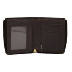 Billetera Cuero Unisex Fd Trento Zip Café Rockford