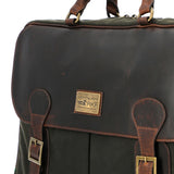 Maletin Canvas Engrasado Inglés Y Cuero Unisex Uk Telford Bag Café Rockford