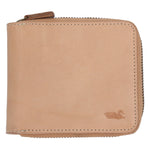 Billetera Cuero Unisex Cr Zipper James Beige Rockford