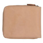 Billetera Cuero Unisex Cr Zipper James Beige Rockford