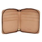 Billetera Cuero Unisex Cr Zipper James Beige Rockford