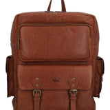 Mochila Cuero Unisex Aq Hank Back Café Rockford