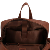 Mochila Cuero Unisex Aq Hank Back Café Rockford