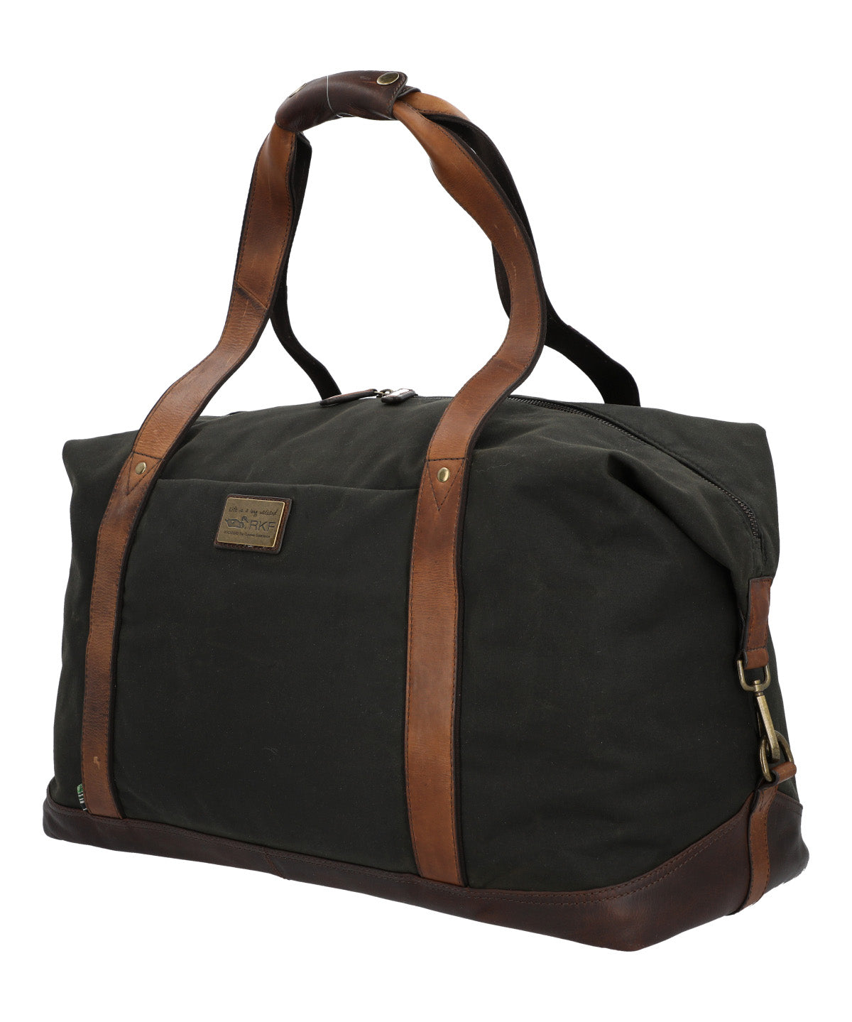 Bolso Canvas Engrasado Inglés Y Cuero Unisex Uk Sheffield Travel Café Rockford