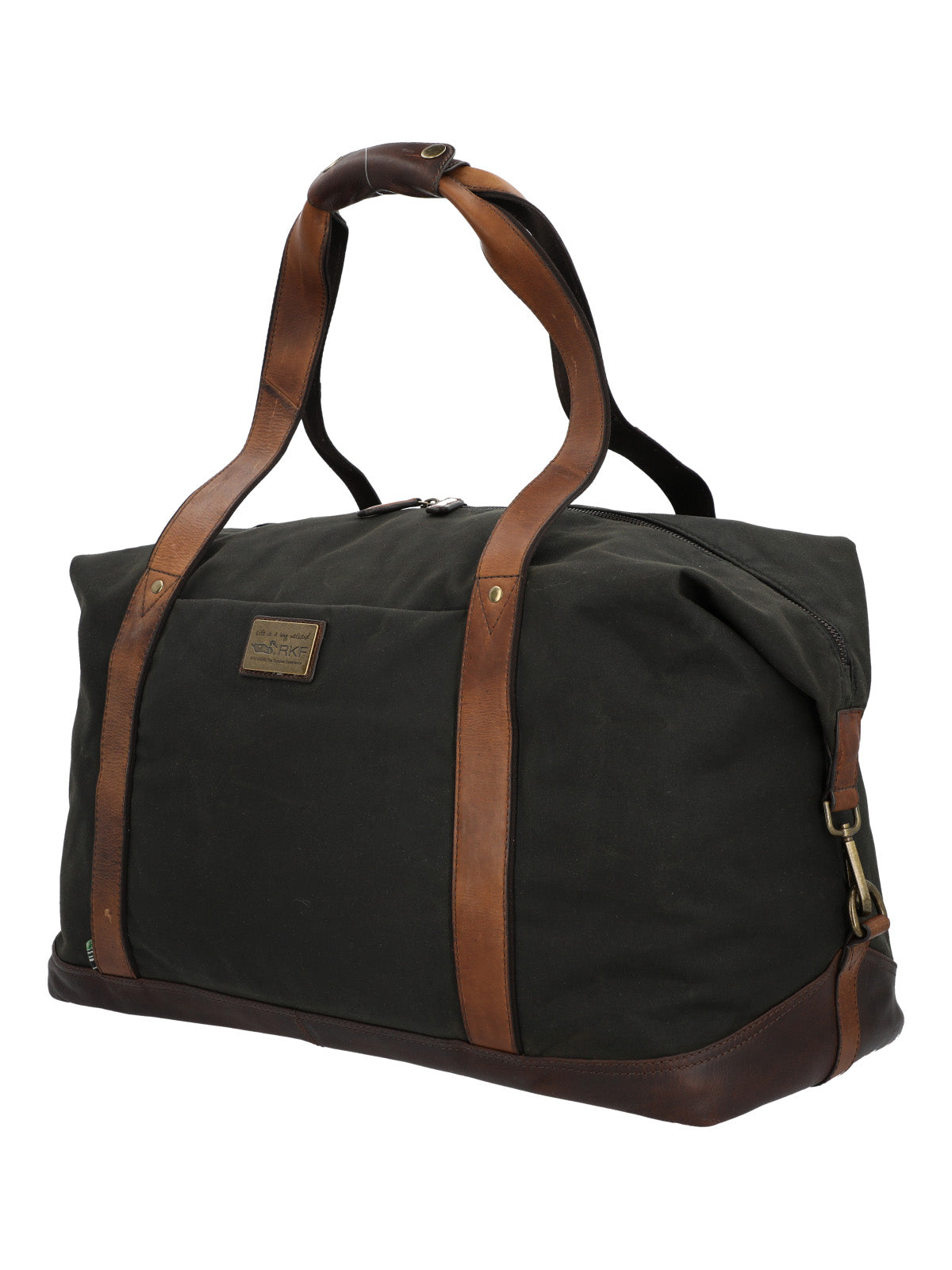 Bolso Canvas Engrasado Inglés Y Cuero Unisex Uk Sheffield Travel Café Rockford
